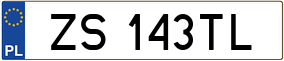 Truck License Plate